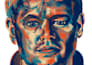 create expressive painterly portrait